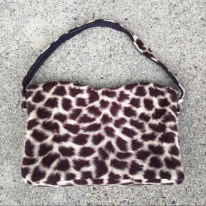 1950’s *Faux Fur* Animal Print Handbag~